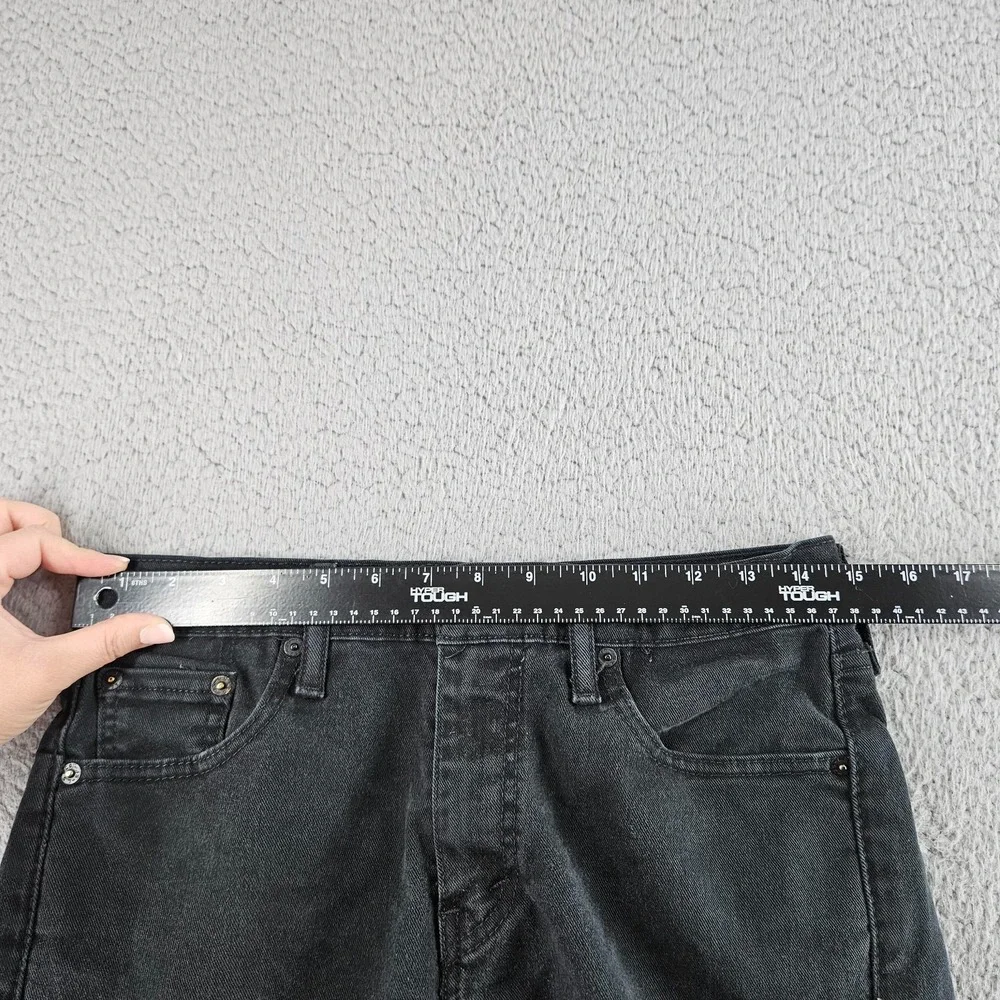 Levis Jeans Mens 29x32 Gray 513 Slim Straight Stretch‎ Denim Work Pants
